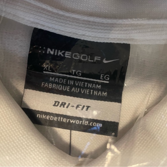 Nike Stoli Stolichnaya Vodka Custom Embroidered  Golf  Polo White Men’s XL NWT - Picture 6 of 13